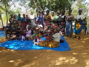 Some of the widows and widowers who received christmas present- pic by Blessings Kaunda
