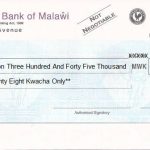 Malawi to phase out cheques as banks shift to digital payments